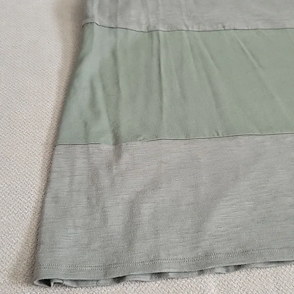 Soft Surrounding Dress Olive Green Linen Blend Midi Stretch Transitional 1X XLP - Picture 6 of 16